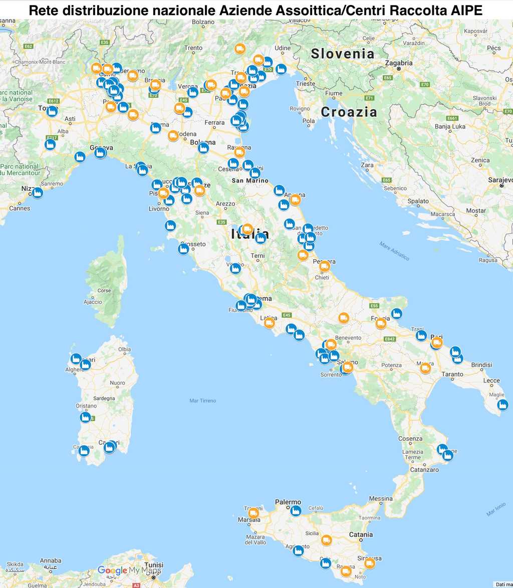 rete raccolta polistirolo